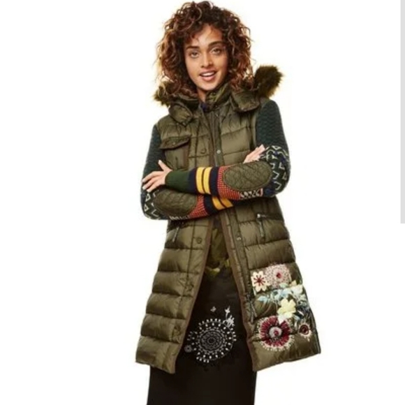 Desigual Jackets & Coats Desigual Michelle Coat Puffer Parka Xl 44